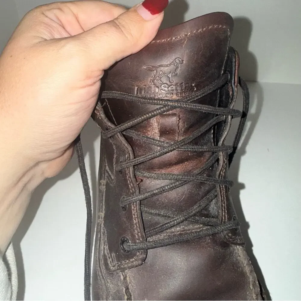 RED WING IRISH SETTER men’s classic leather lace up boots worn once 10.5D